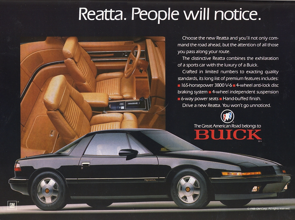 Buick Reatta: 4 фото