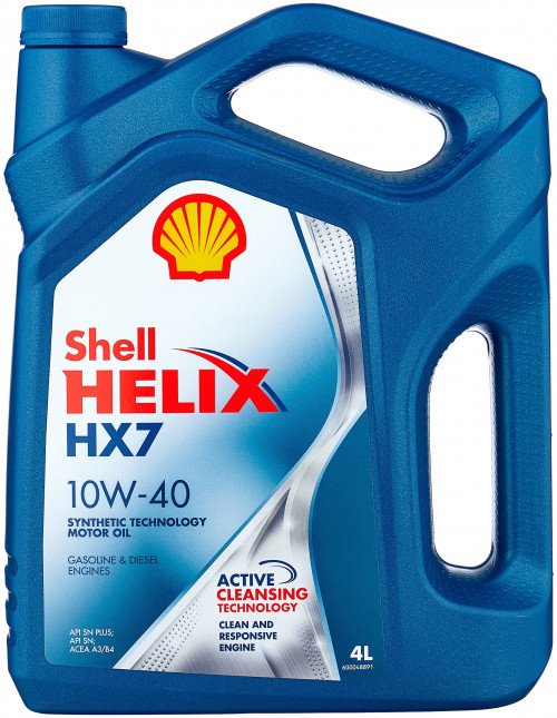 Моторное масло SHELL Helix HX7 10W-40